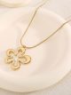 Colar pendente flor
