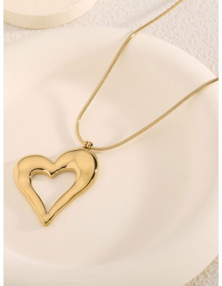 Collar colgante corazón