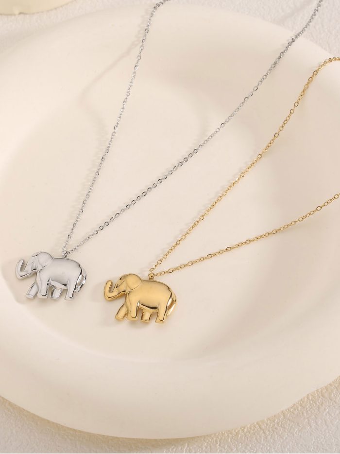 Collar colgante elefante