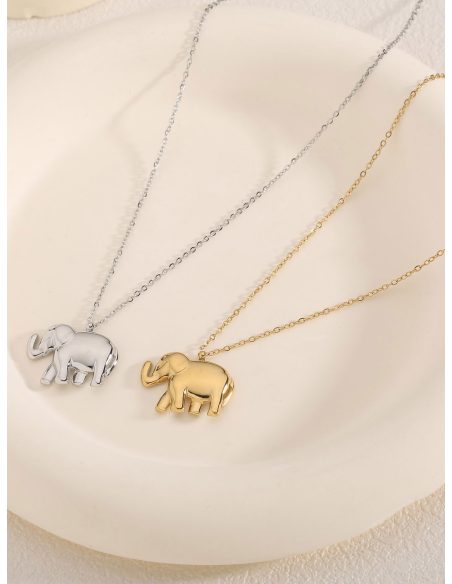 Collar colgante elefante