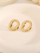 Pendientes ovalado