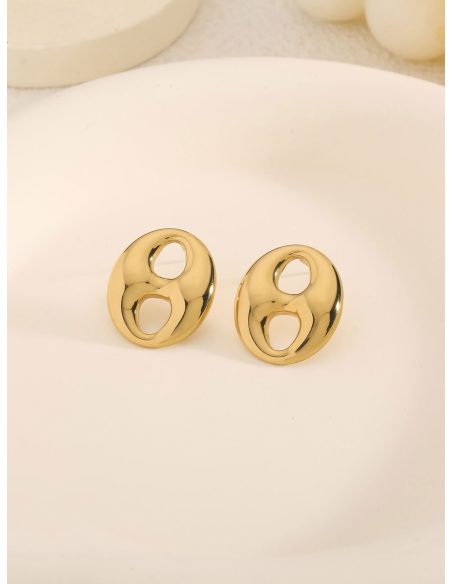 Oval earrings
