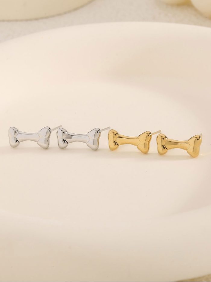 Pendientes hueso mascota