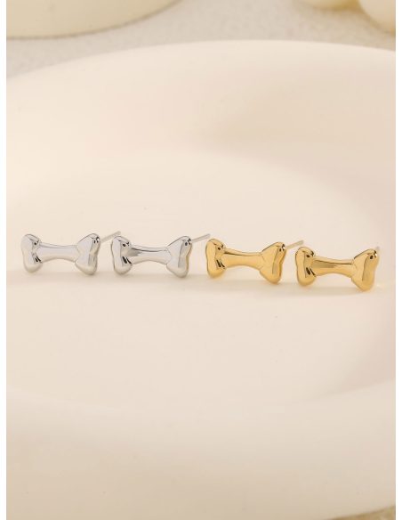 Pendientes hueso mascota