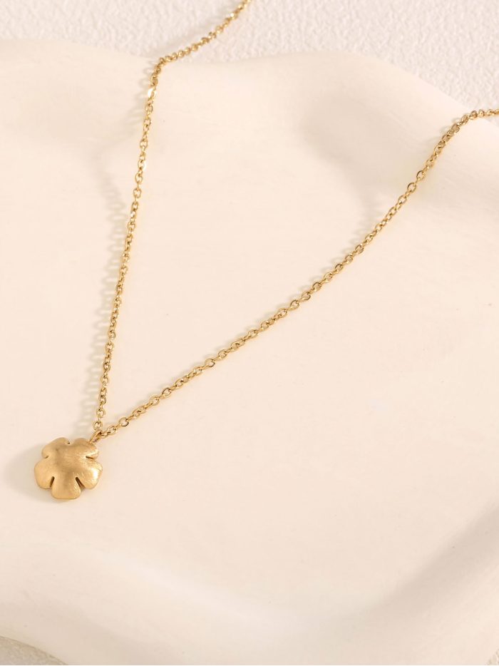 Collar colgante flor