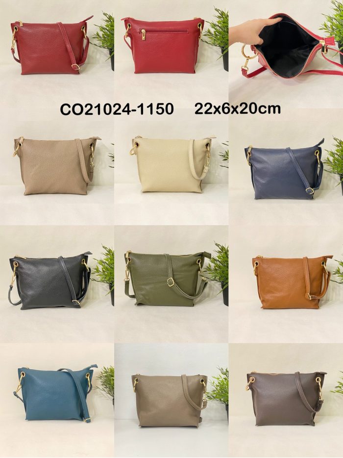 Bolso bandolera piel