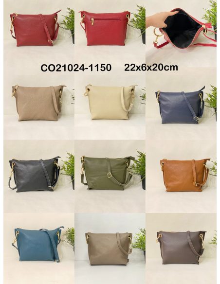 Bolso bandolera piel