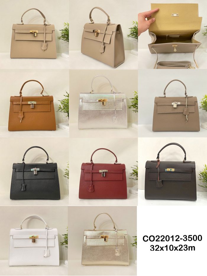 Bolso mano piel detalle candado