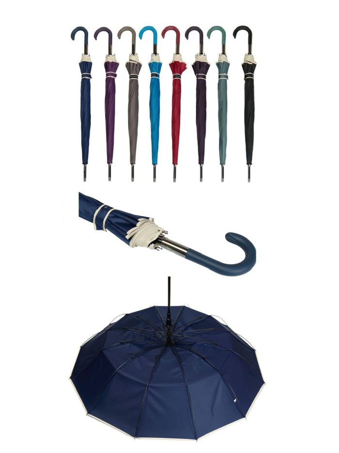 Paraguas largo automático liso clásico