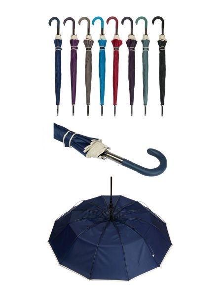 Paraguas largo automático liso clásico