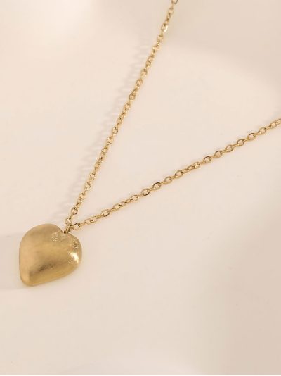 Collar corazón liso 2