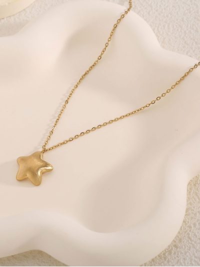 Collar estrella lisa