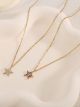Collana stella con zirconi