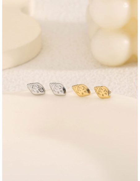 Pendientes caracola mini