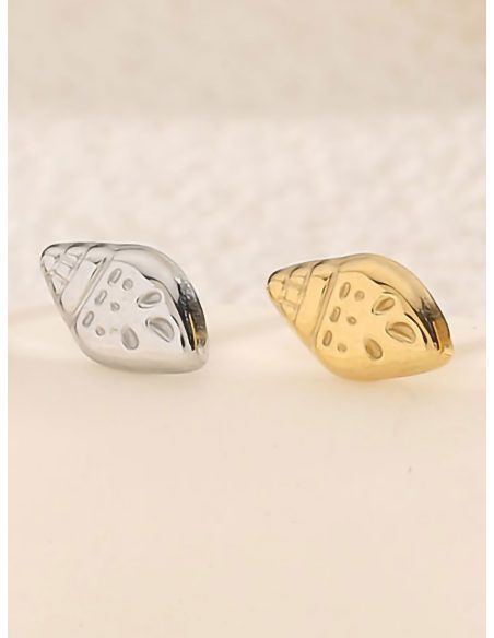 Pendientes caracola mini