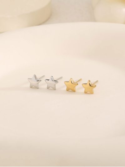 Pendientes estrella mini