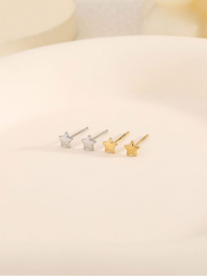 Pendientes estrella mini
