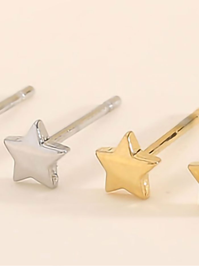 Pendientes estrella mini