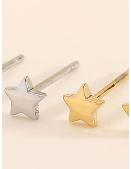 Pendientes estrella mini