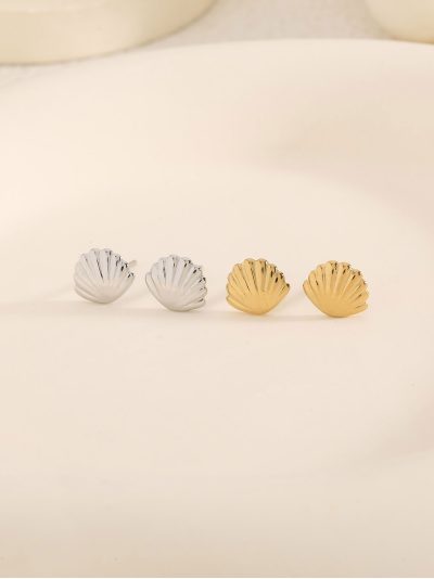 Pendientes concha mini