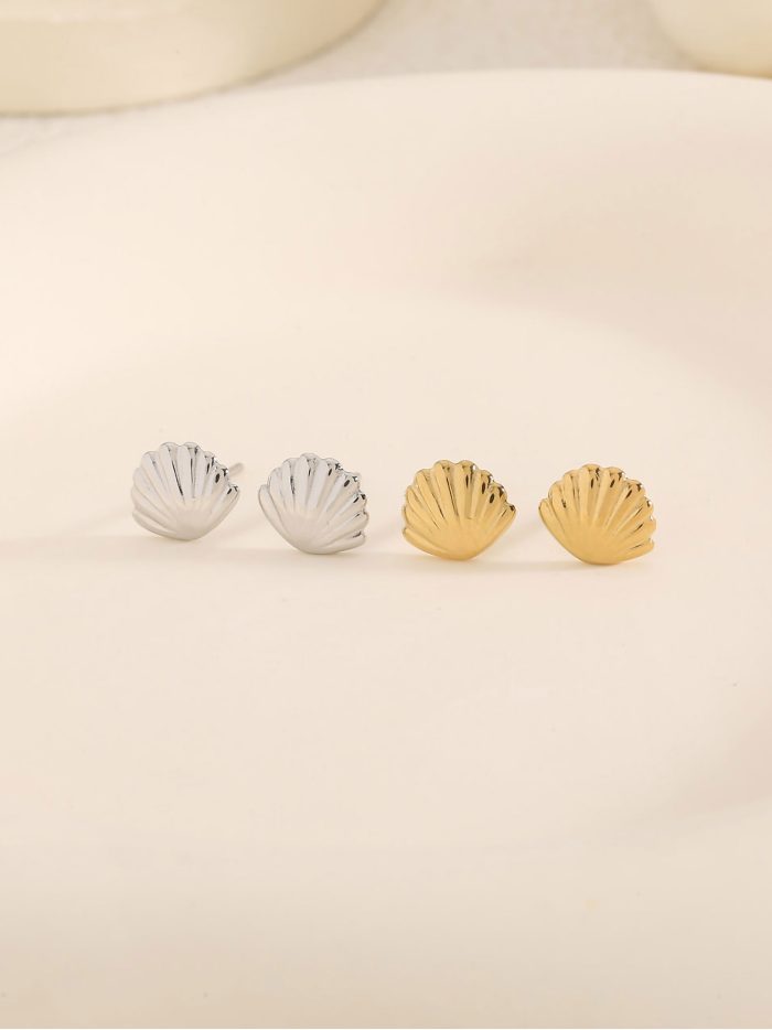 Pendientes concha mini