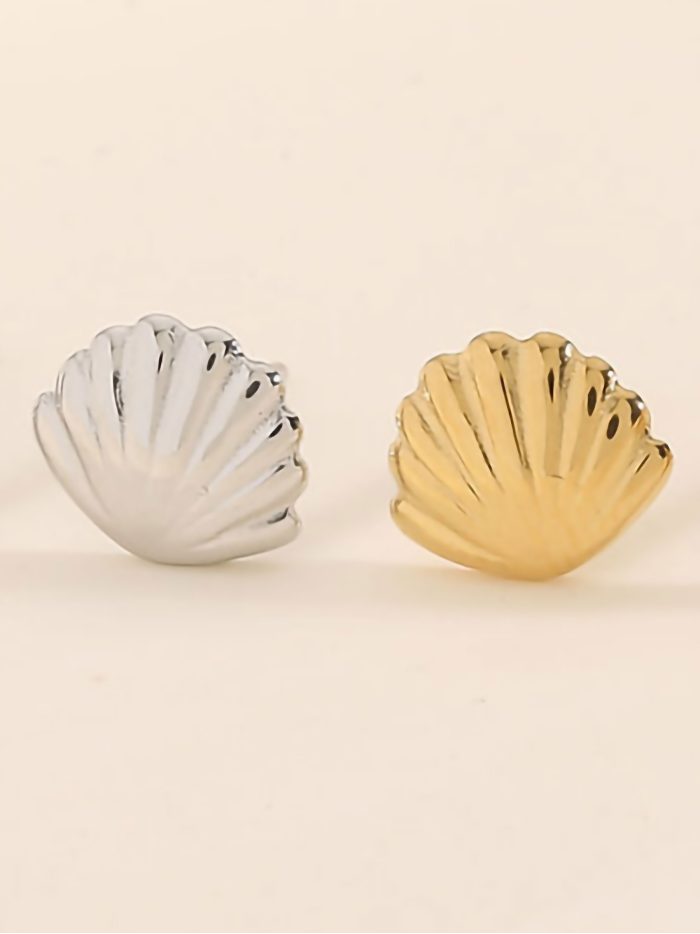 Pendientes concha mini