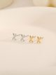 Pendientes cruz mini