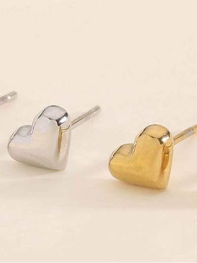 Mini heart earrings 2