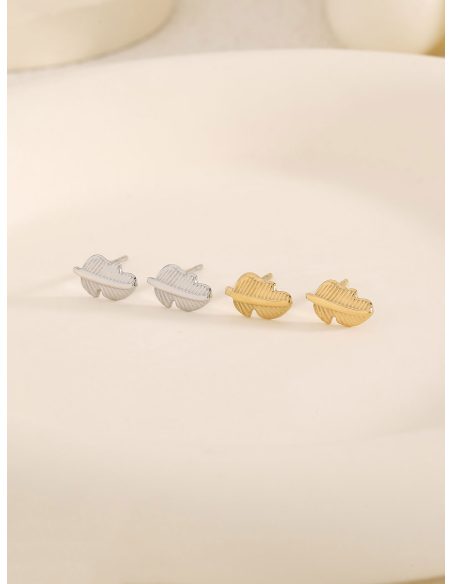Mini leaves earrings