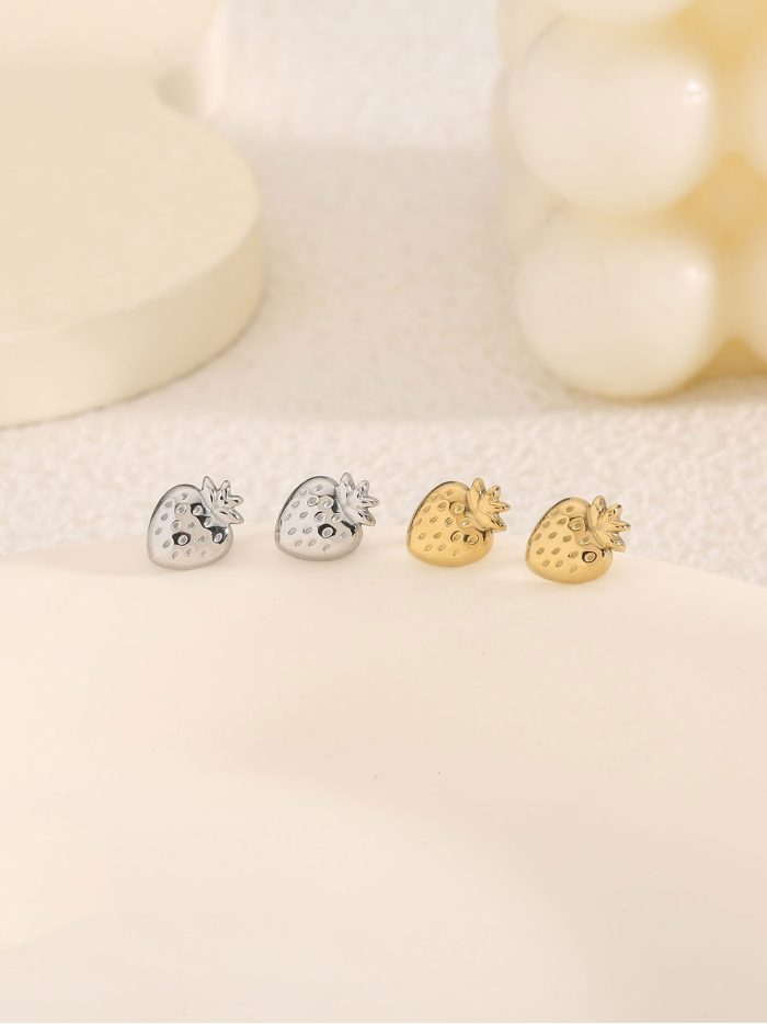 Pendientes fresa mini