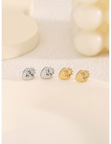 Pendientes fresa mini