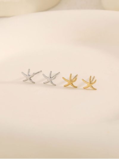 Pendientes estrella de mar mini