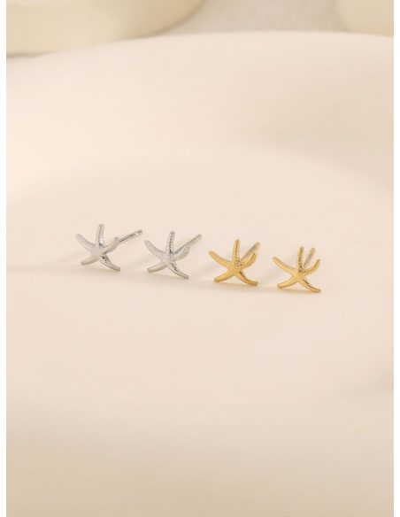 Pendientes estrella de mar mini