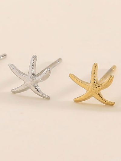Pendientes estrella de mar mini 2