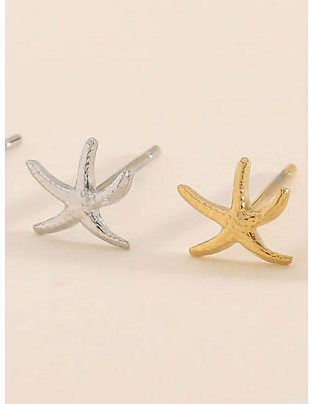 Pendientes estrella de mar mini
