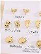 Pack of assorted mini earrings