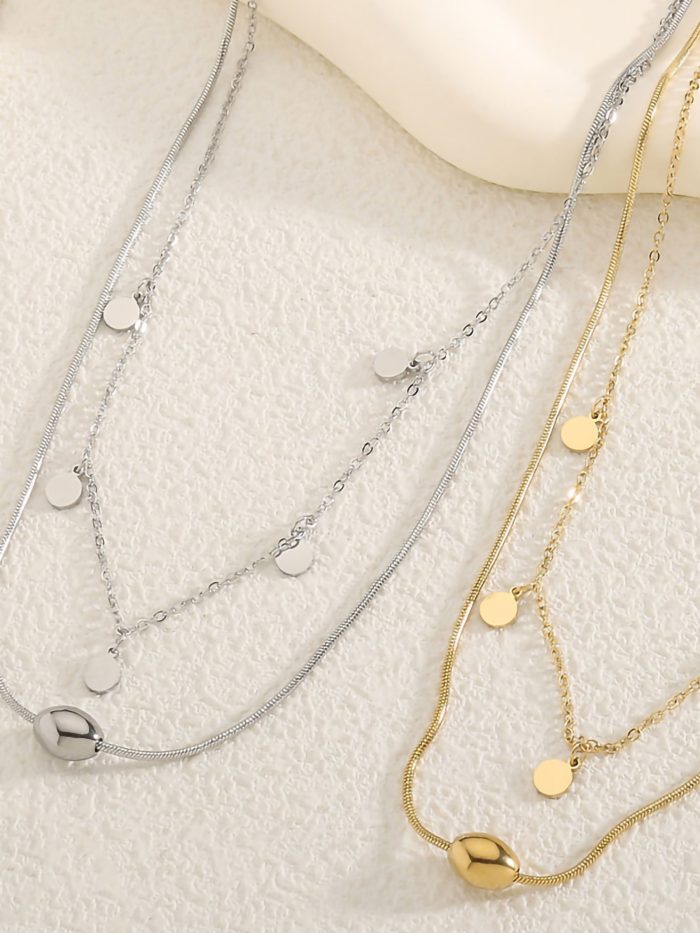 Collar doble colgante