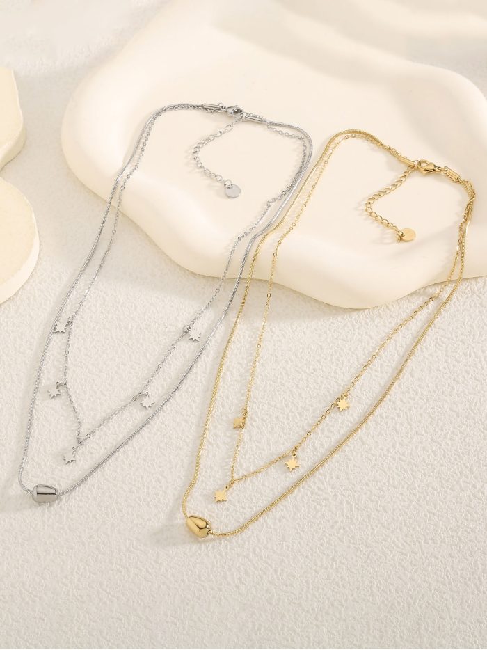 Collana doppio pendente