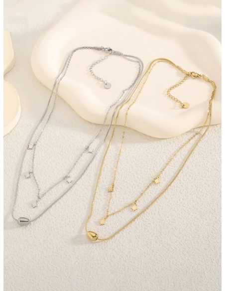 Collana doppio pendente