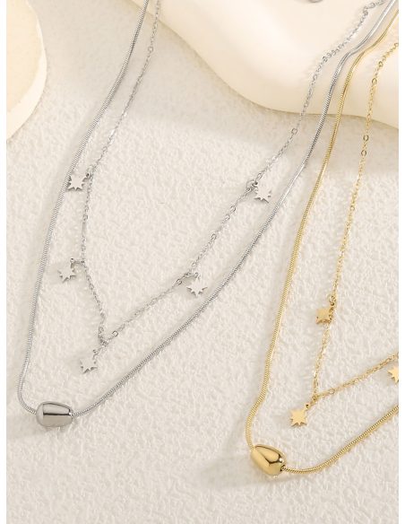 Collana doppio pendente