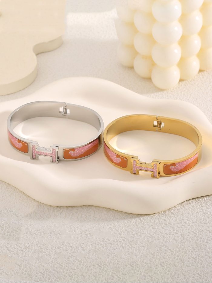 Starres Armband mit Animal-Print H