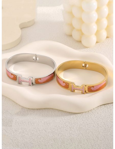 Starres Armband mit Animal-Print H