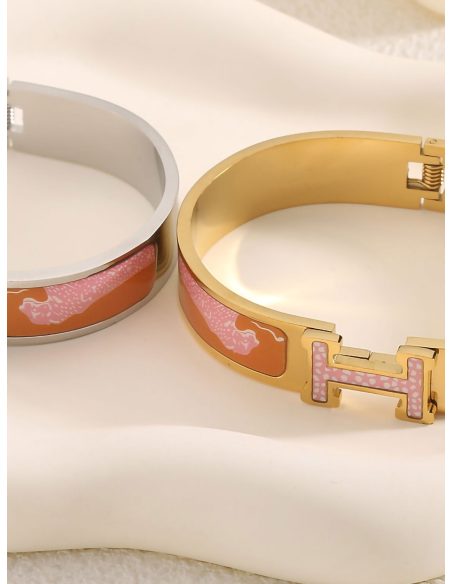 Starres Armband mit Animal-Print H