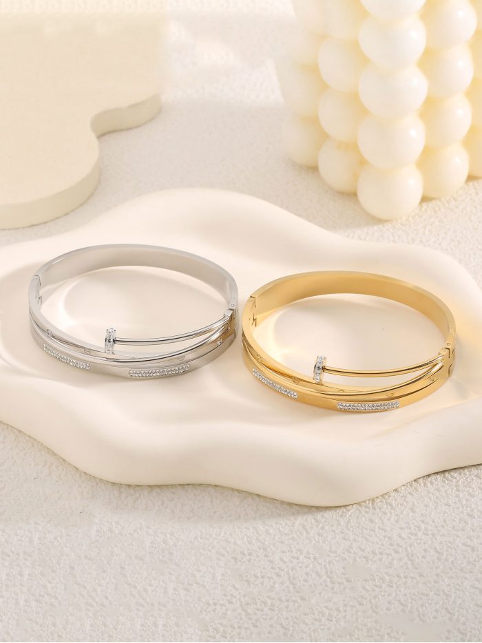 Starre Armband mit Zirkonia