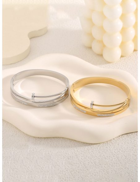 Starre Armband mit Zirkonia