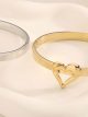 Pulsera rígida corazón