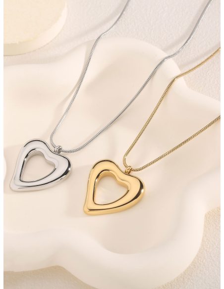 Collar colgante corazón