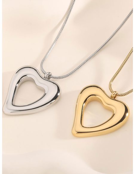 Collar colgante corazón