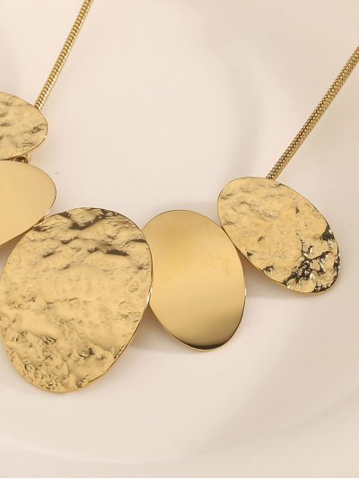 Collar placas martilladas 2