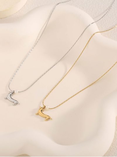 Collar perro salchicha detalle perla